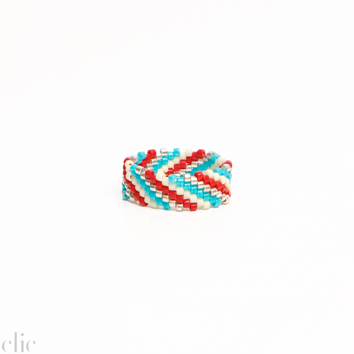 Miyuki Ring 3 in orange, from Mercado