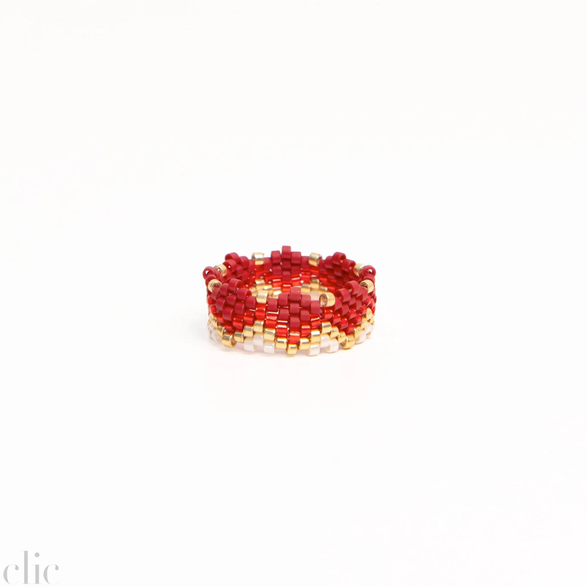Miyuki Ring 2 in Orange, from Mercado