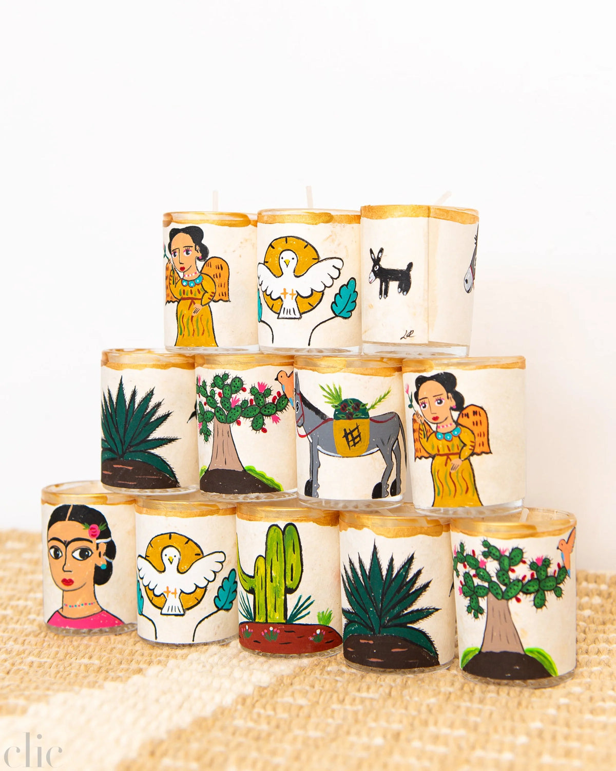 Agave Cactus Votive Holder, from River Song