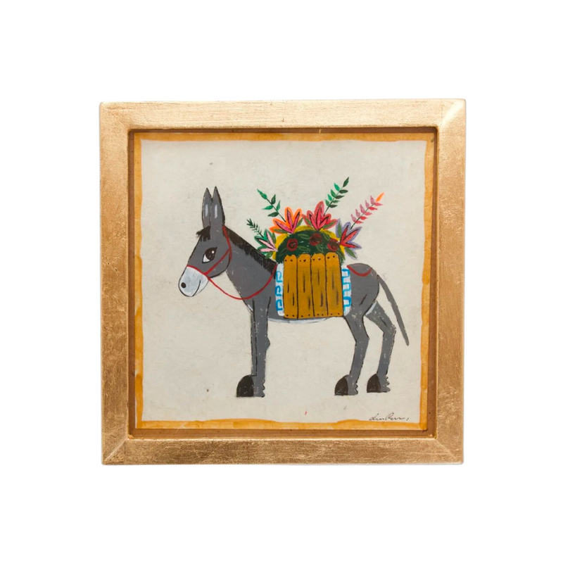 Donkey With Blanket Painting