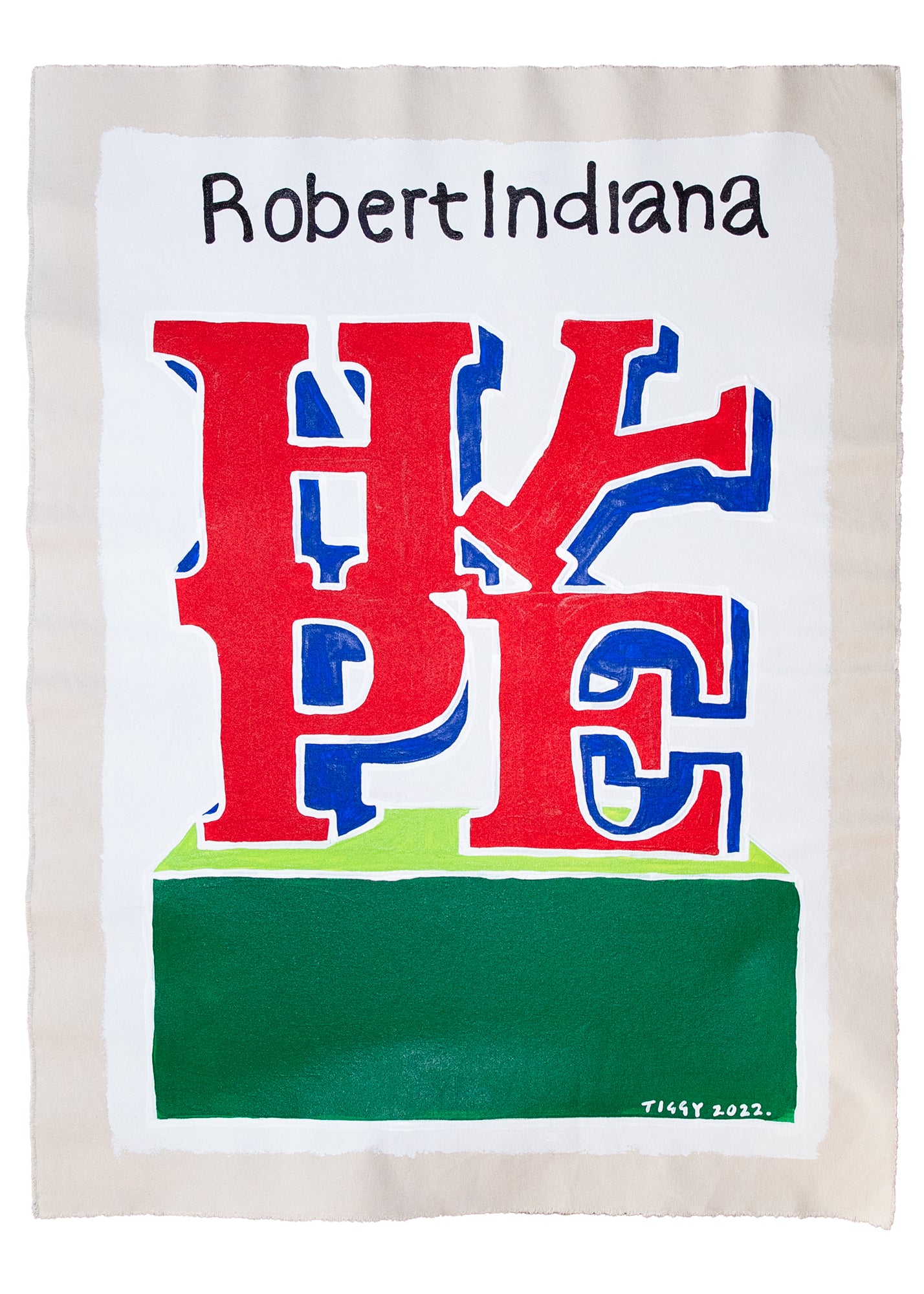 Robert Indiana 2 by Tiggy Ticehurst