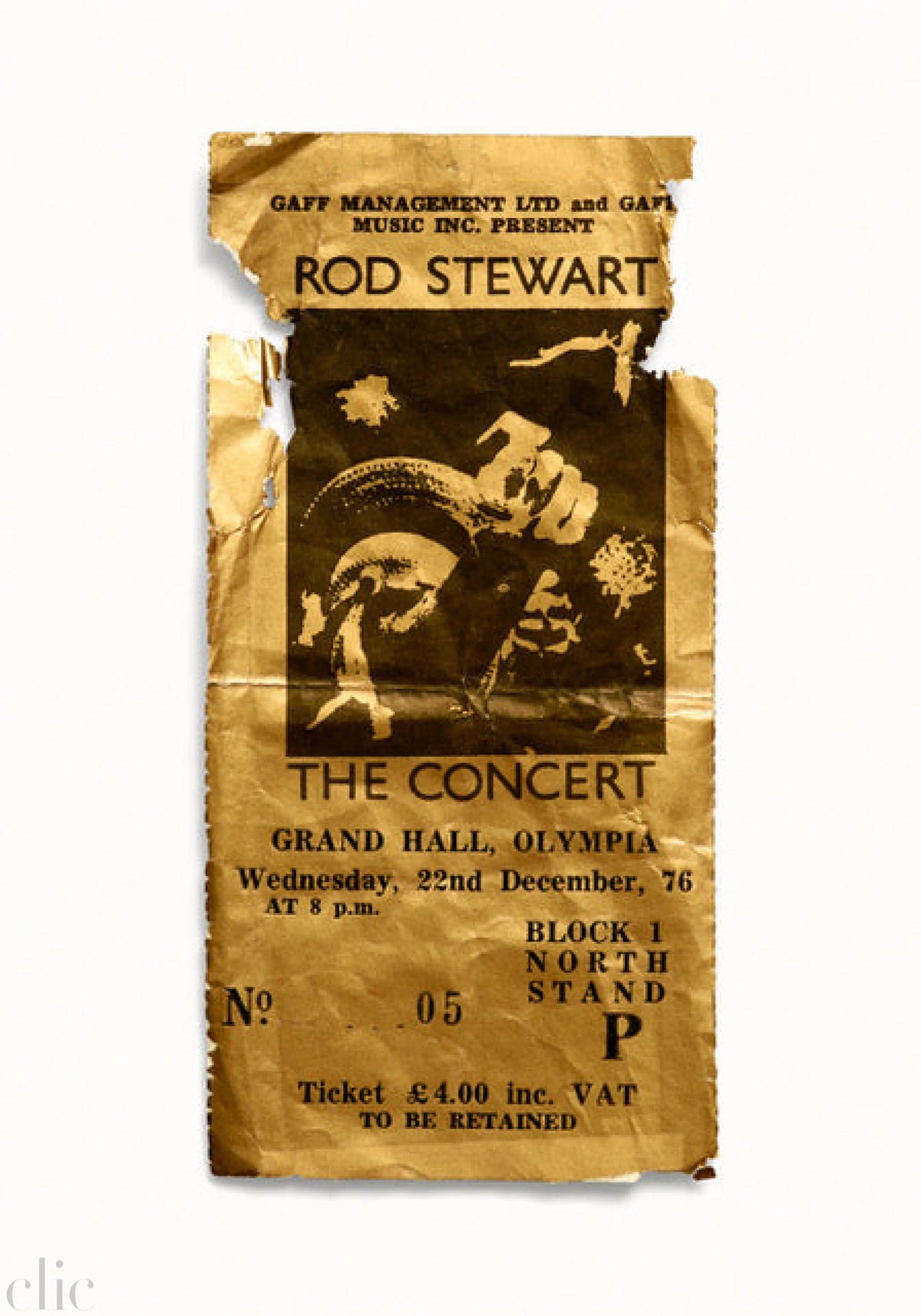 Rod Stewart, Olympia Grand Hall, London, UK 1976 by Blaise Hayward