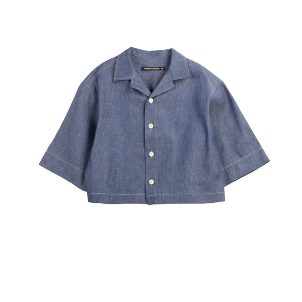 Roma Denim Top inBlue, from Nicholson & Nicholson