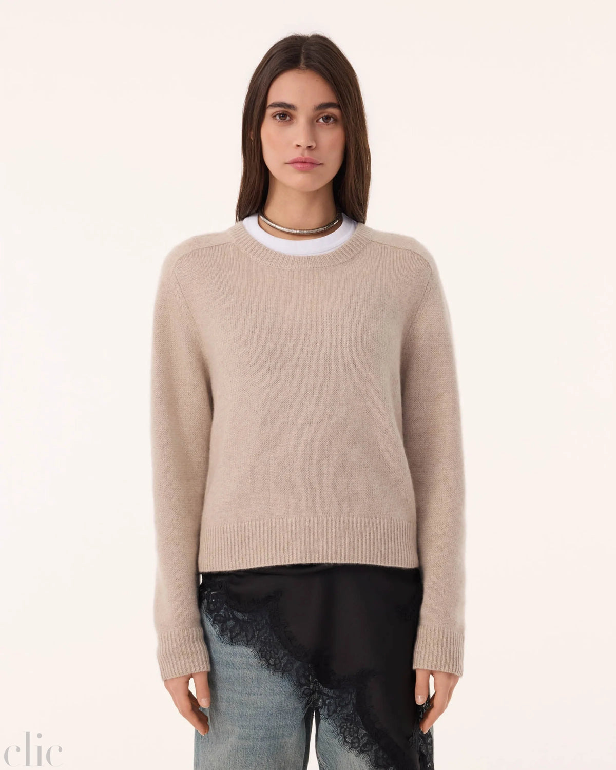 Caroline Sweater in Beige, from Kujten