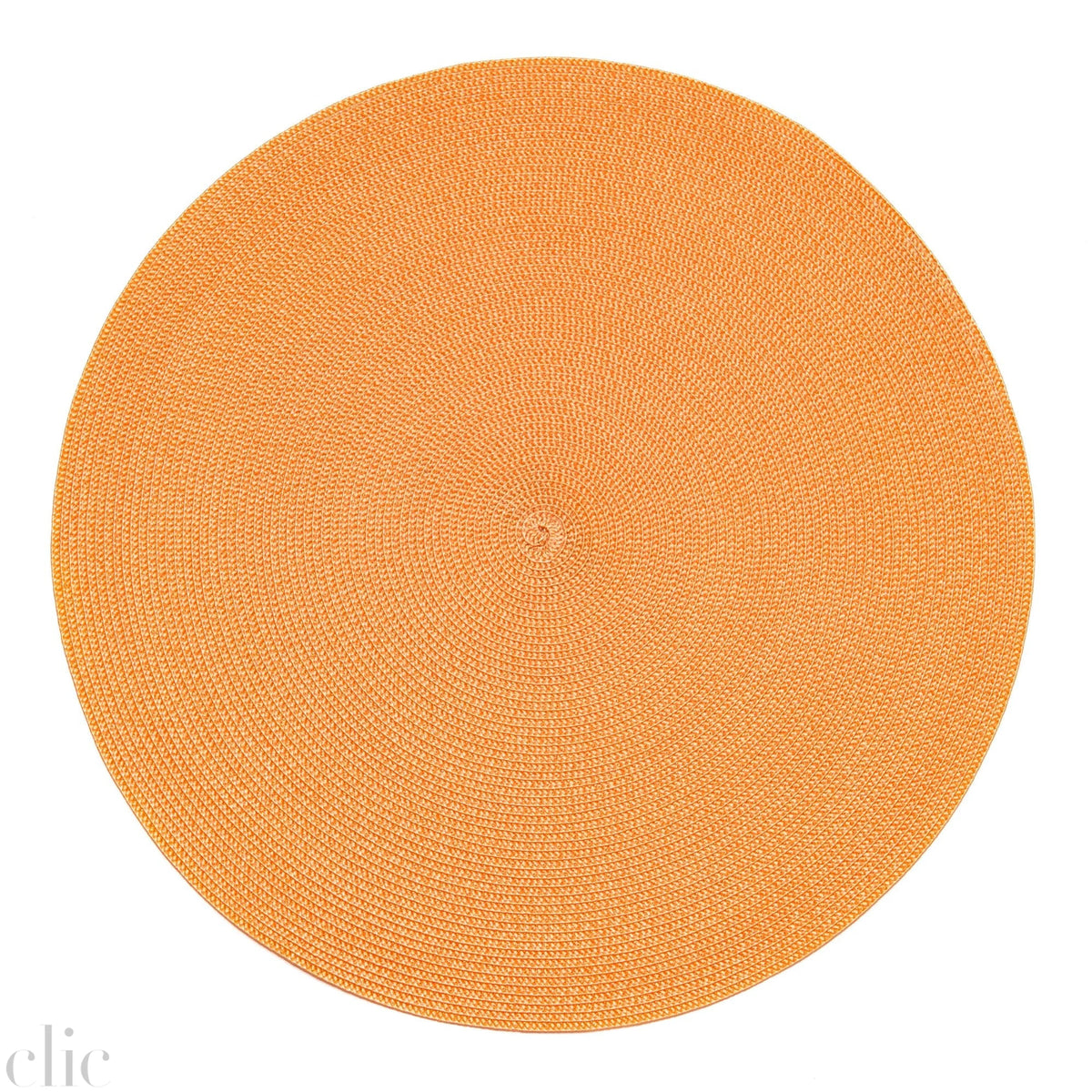 Round Placemat in Apricot Deborah Rhodes