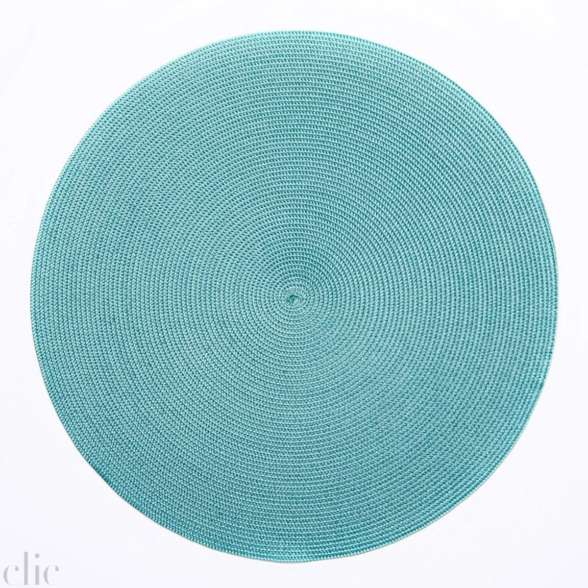 Round Placemat in Aqua & Jade Deborah Rhodes