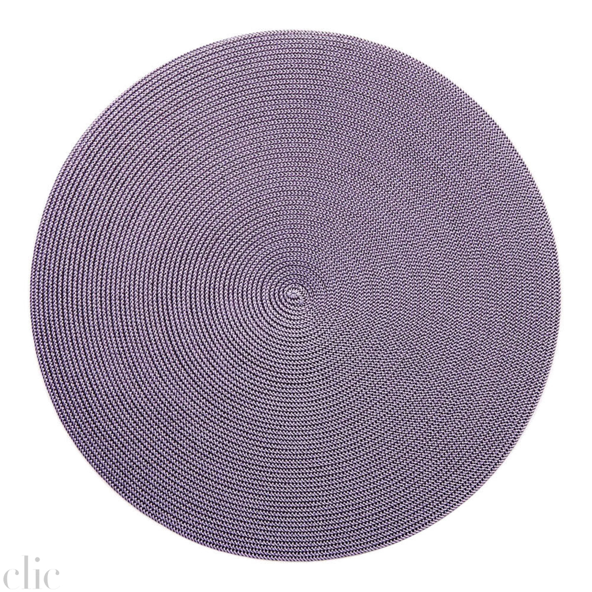 Round Placemat in Brown & Lilac Deborah Rhodes