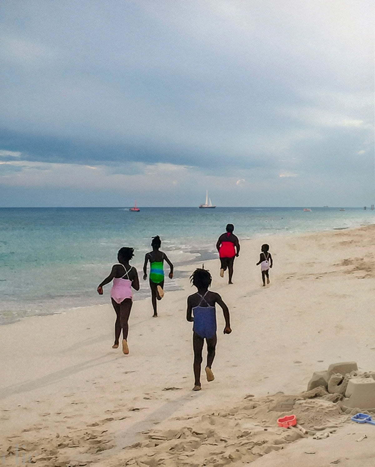 Running Family by Matin Zad