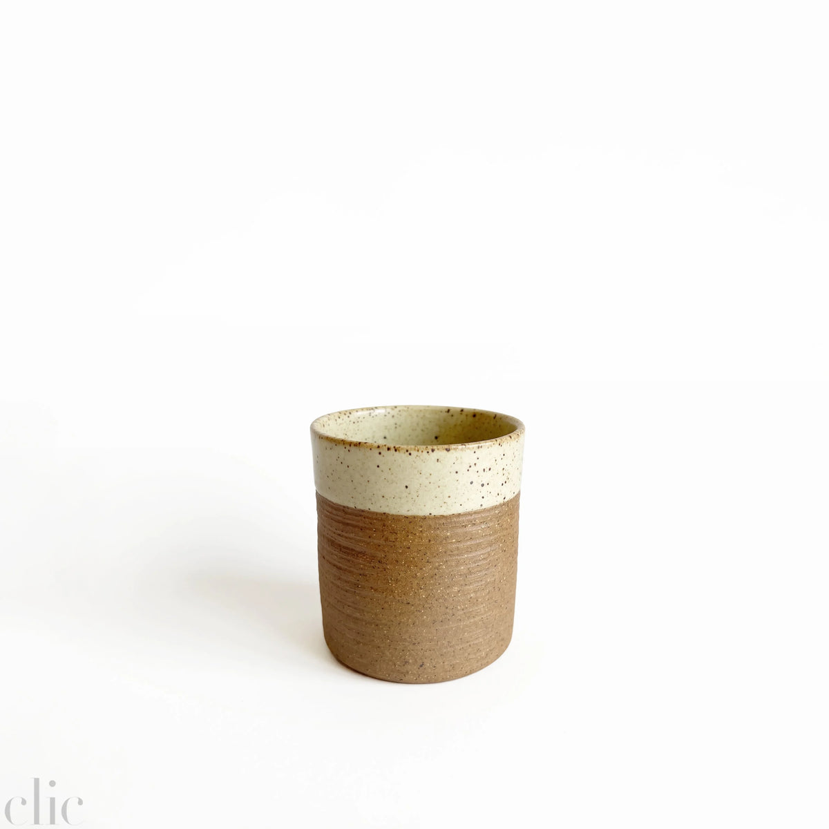 Rustic White Ceramic Tumbler and  Mug
