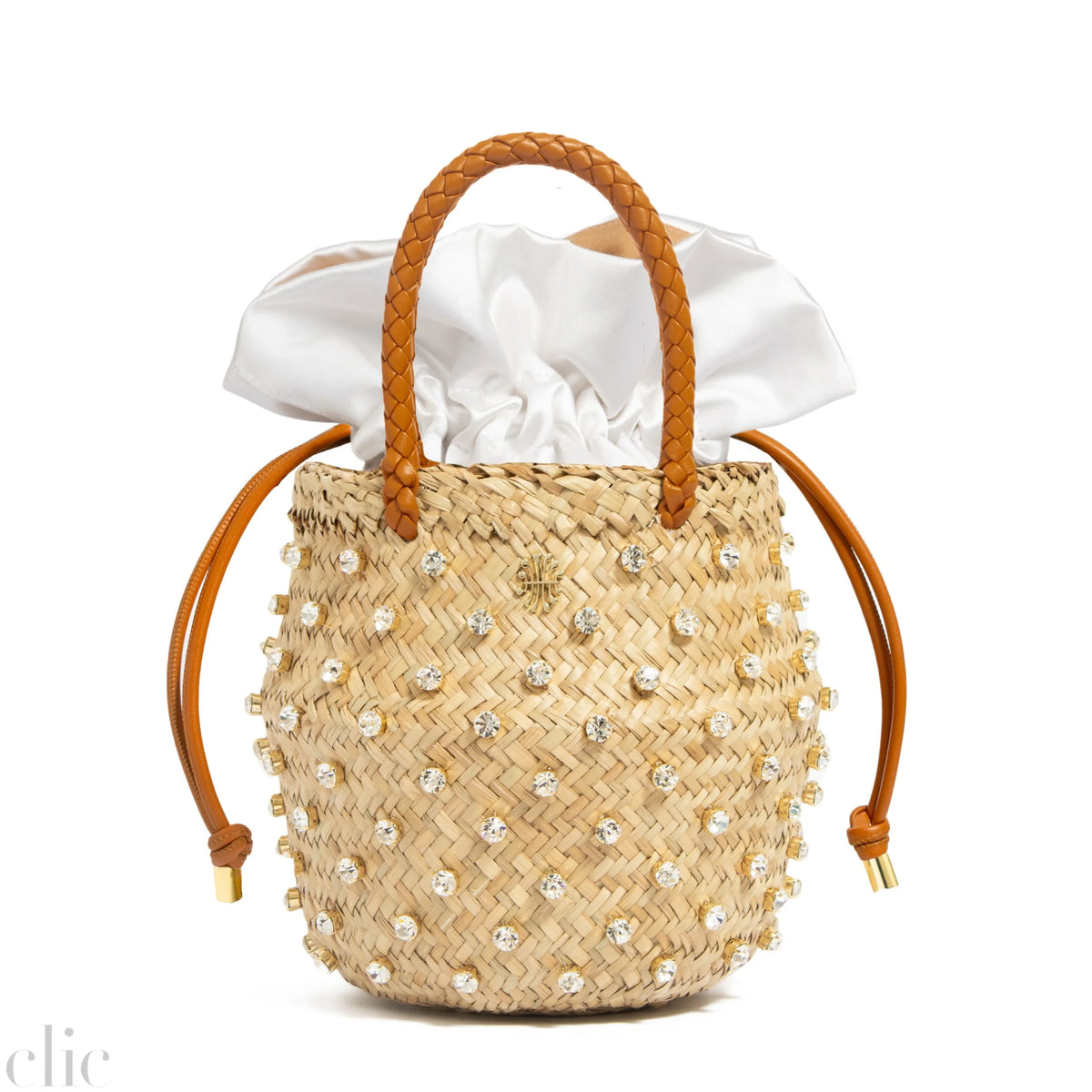 Nina Crystal Sorbet Bag in Cream, from Le Nine