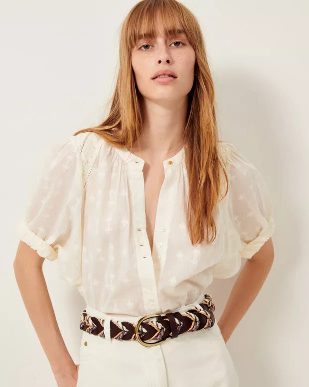 Kimia Blouse in White, from Sessun