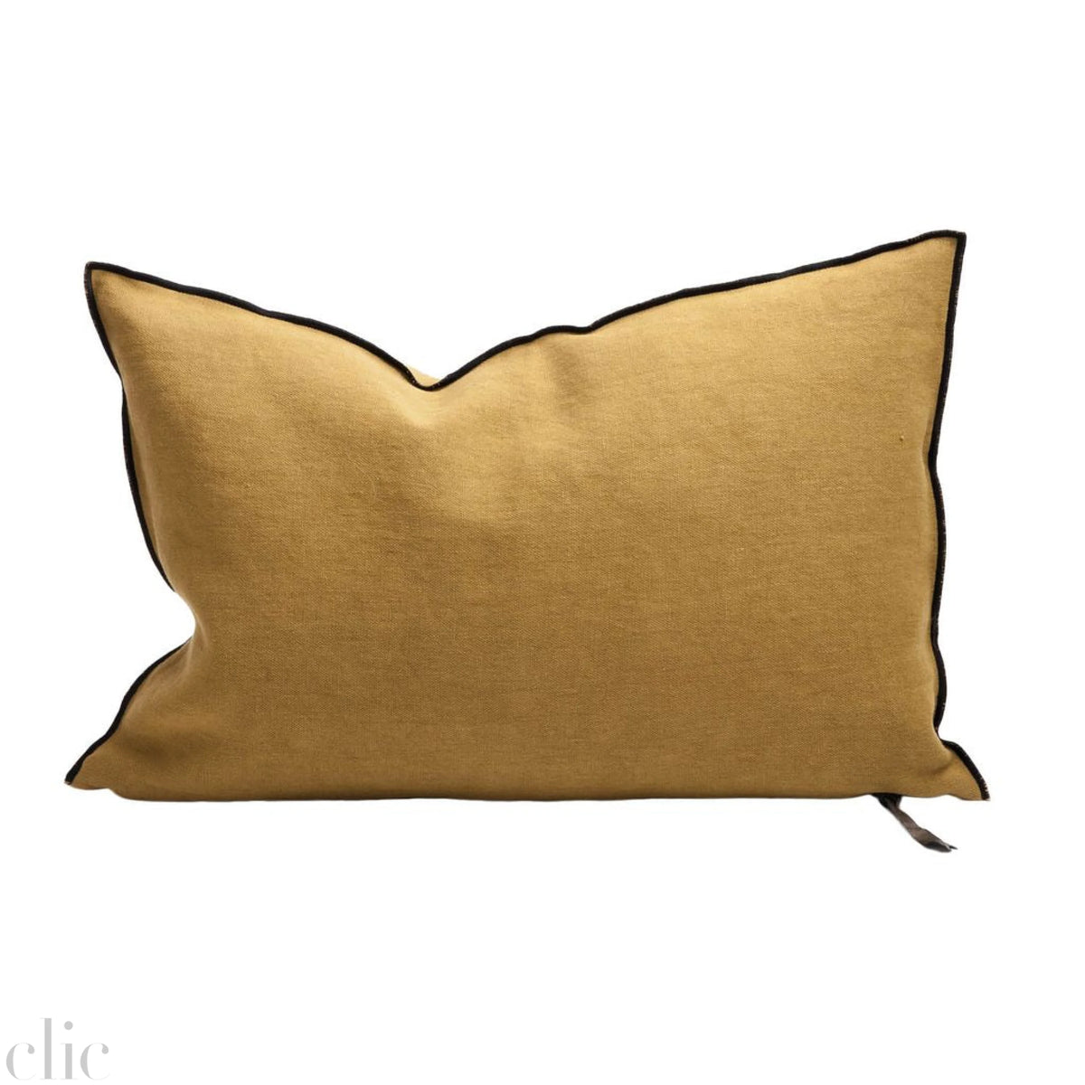 Stone Washed Ocre Pillow 16x24, from Maison De Vacances