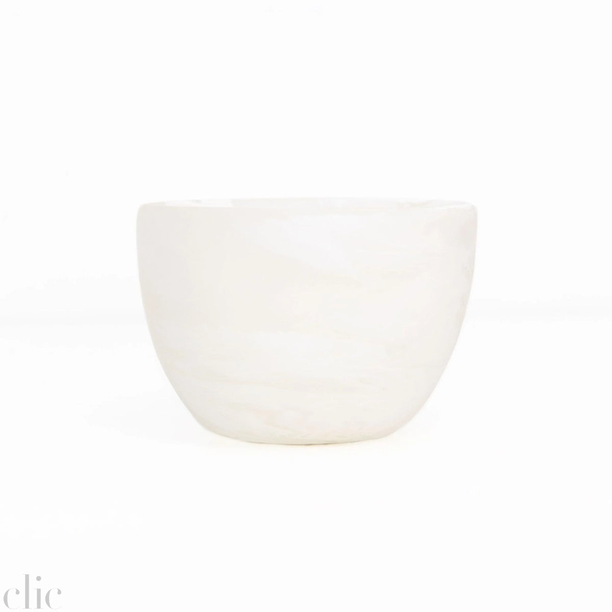Small Deep Bowl in White Swirl, from Nashi Home