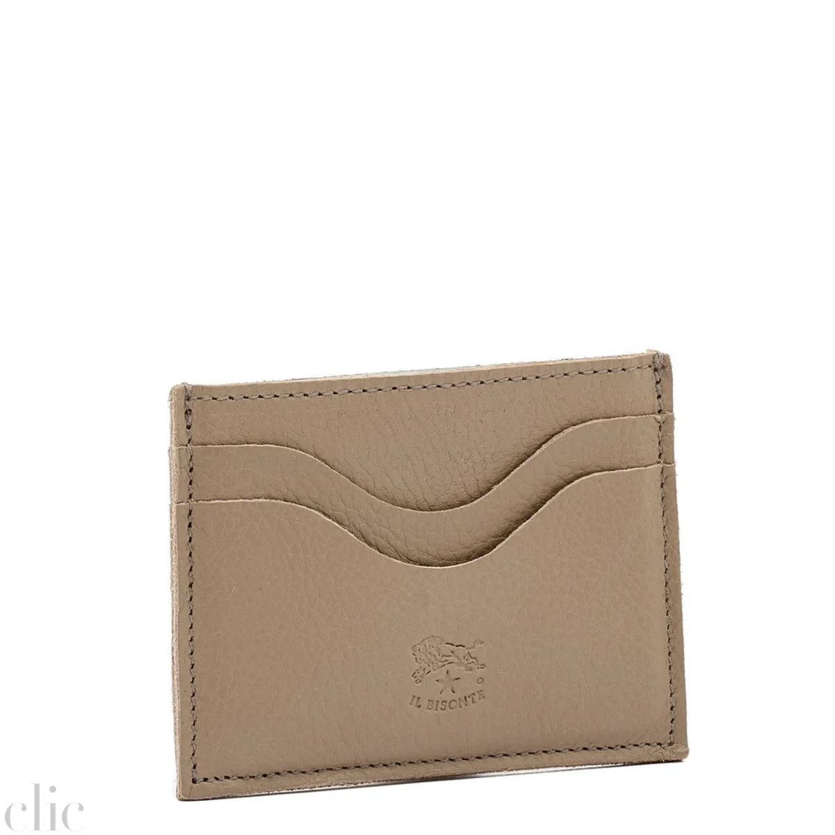Salina Card Case in Beige Vasari, from IL Bisonte
