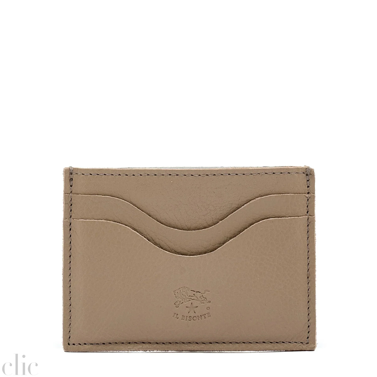 Salina Card Case in Beige Vasari, from IL Bisonte