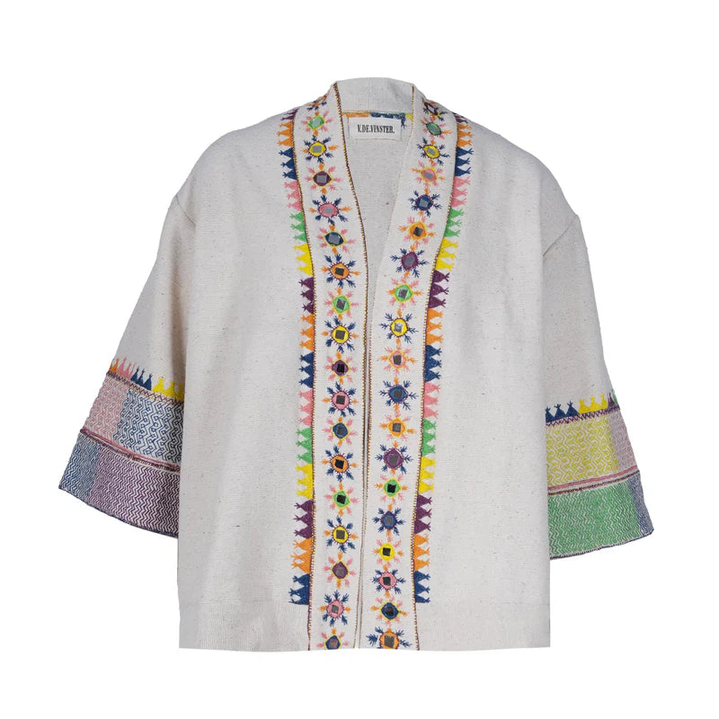 Saraswati Jacket in Cream, from V De Vinster