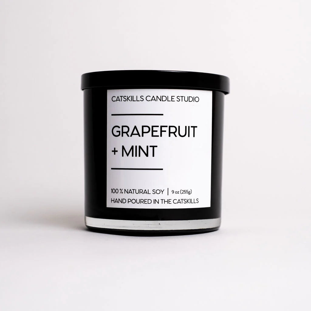 Grapefruit + Mint Candle, from Catskills Candle Studio
