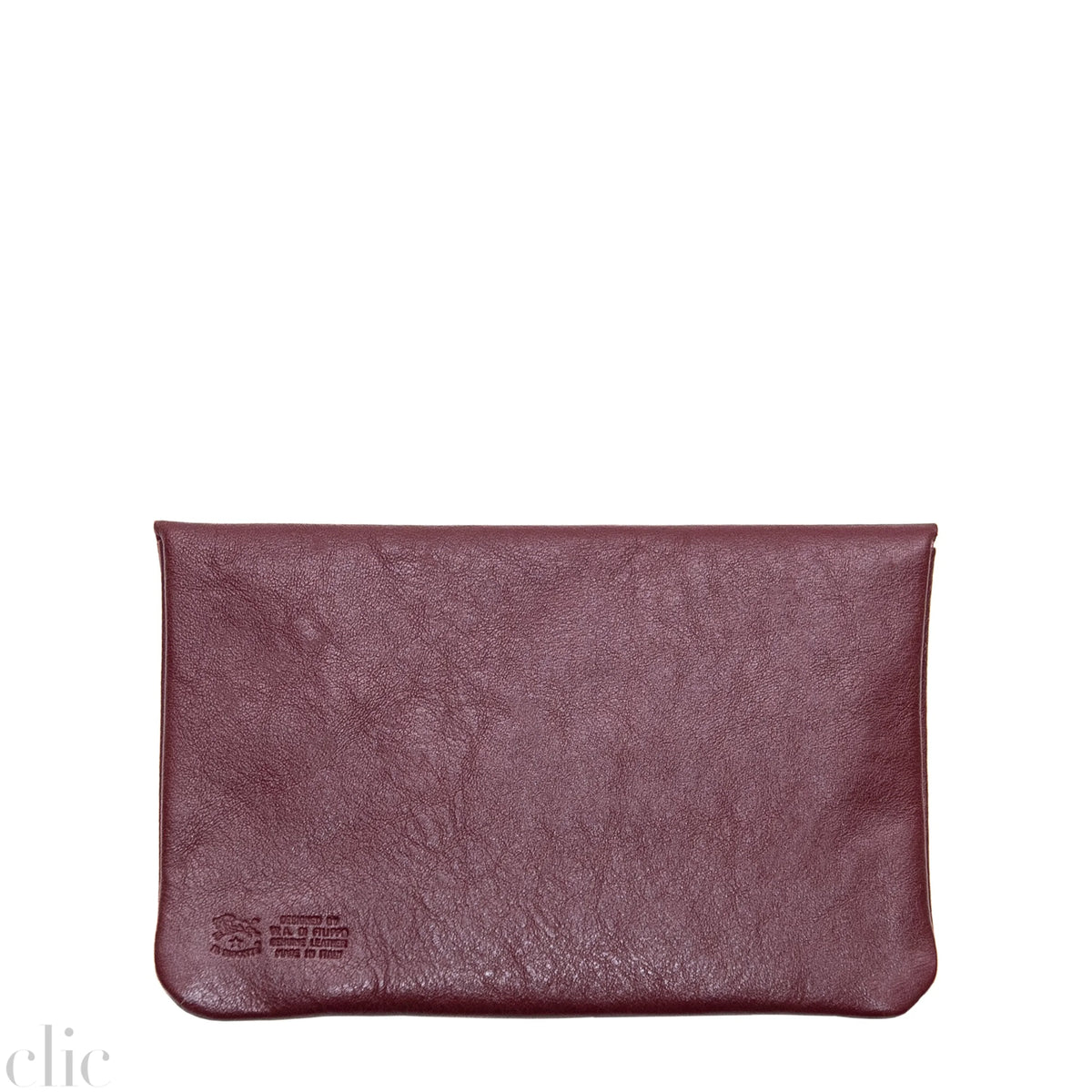 Envelope Case in Black Cherry, from IL Bisonte