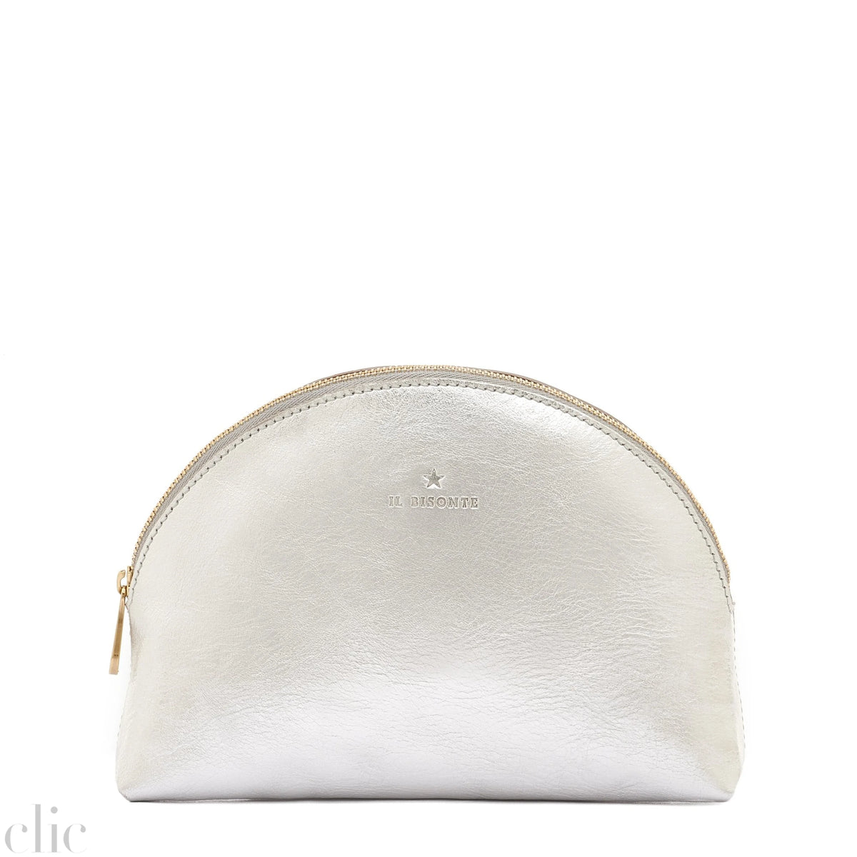 Bigallo Pouch in Silver, from IL Bisonte