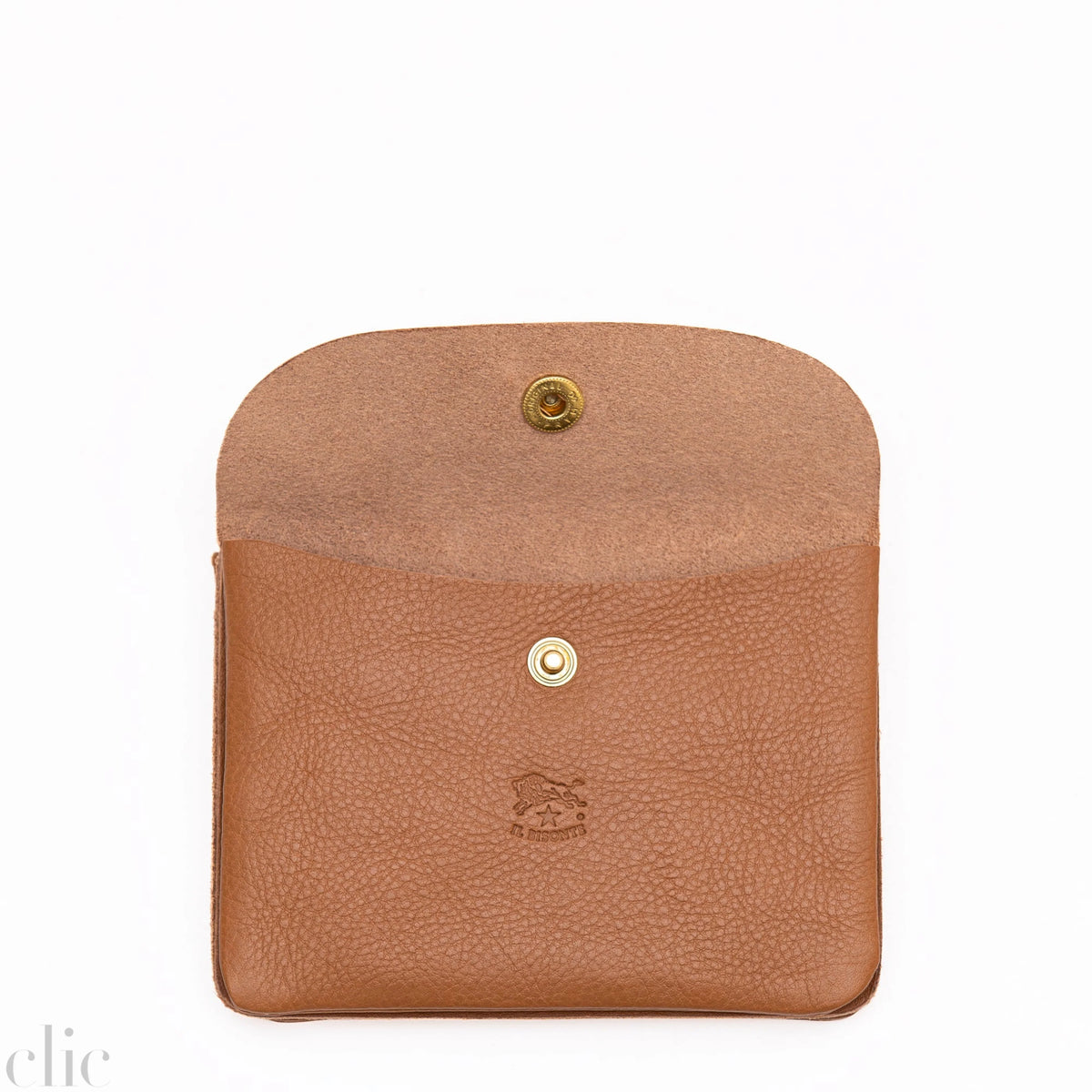 Classic Pouch in Gianduia, from IL Bisonte