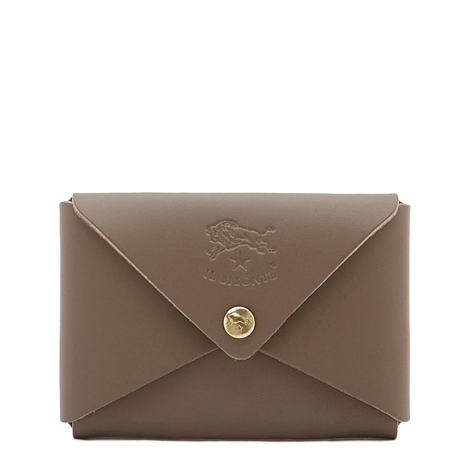 Sovana Card Case in Light Grey, from Il Bisonte