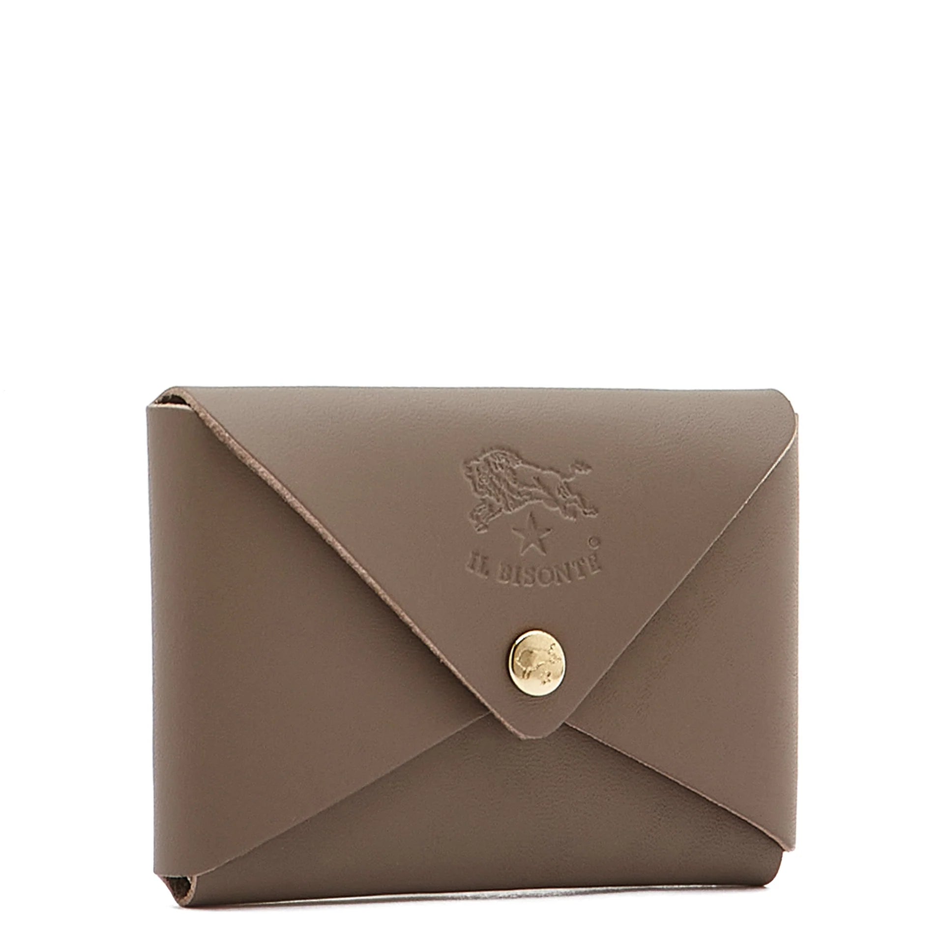 Sovana Card Case in Light Grey, from Il Bisonte
