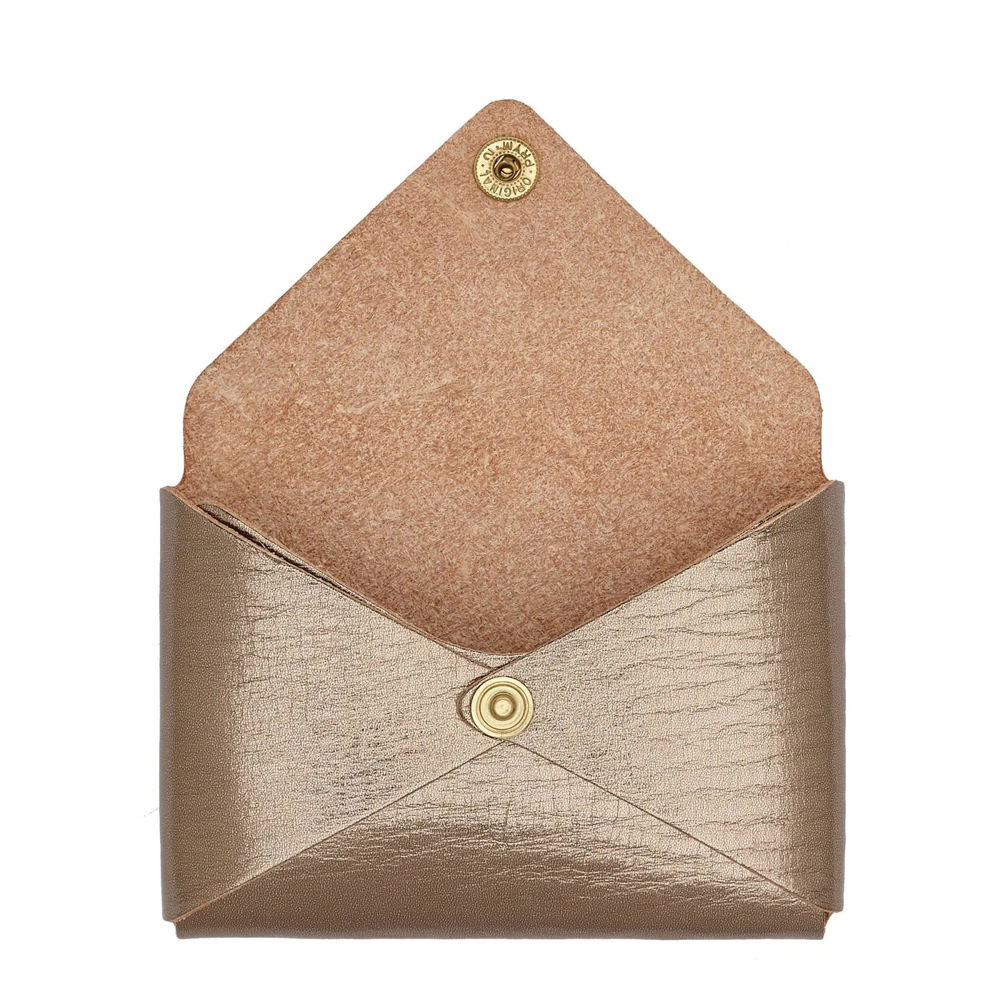 Sovana Card Case in Bronze, from Il Bisonte