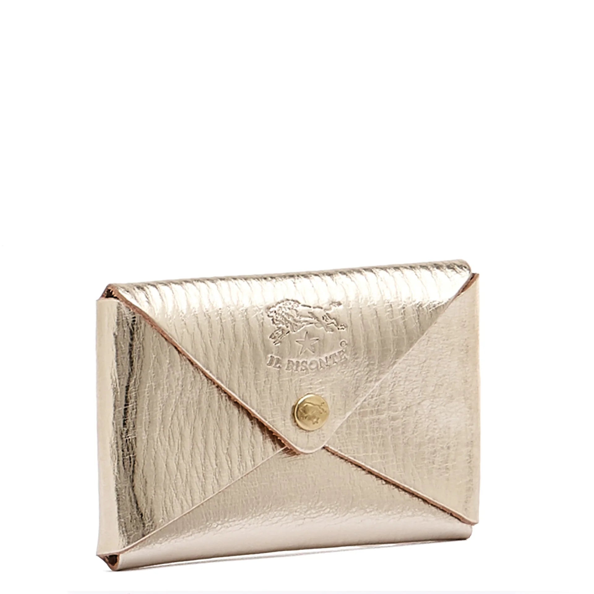 Sovana Card Case in Platinum, from Il Bisonte
