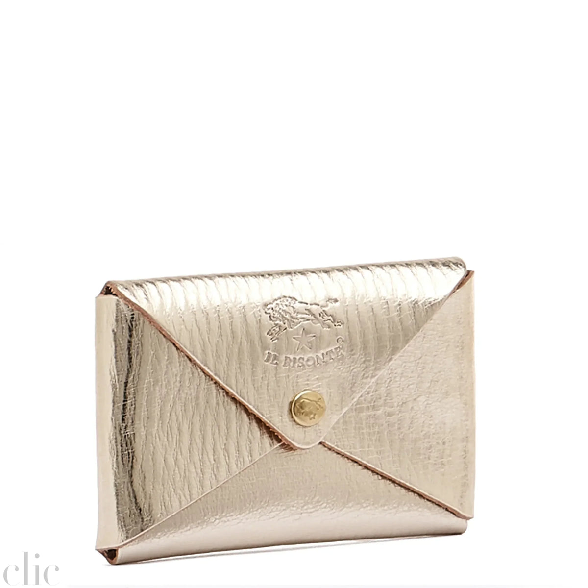 Sovana Card Case in Platinum, from Il Bisonte