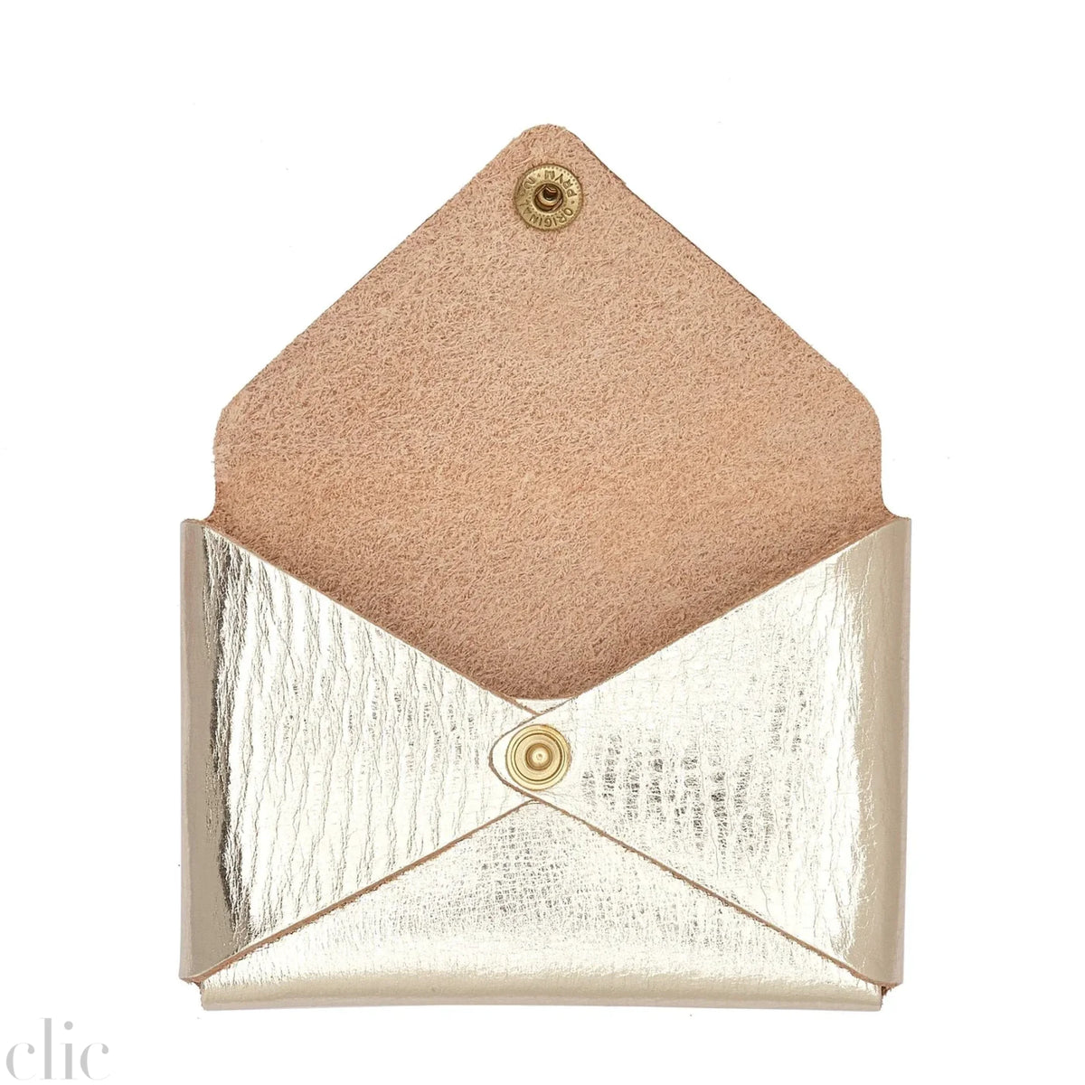 Sovana Card Case in Platinum, from Il Bisonte