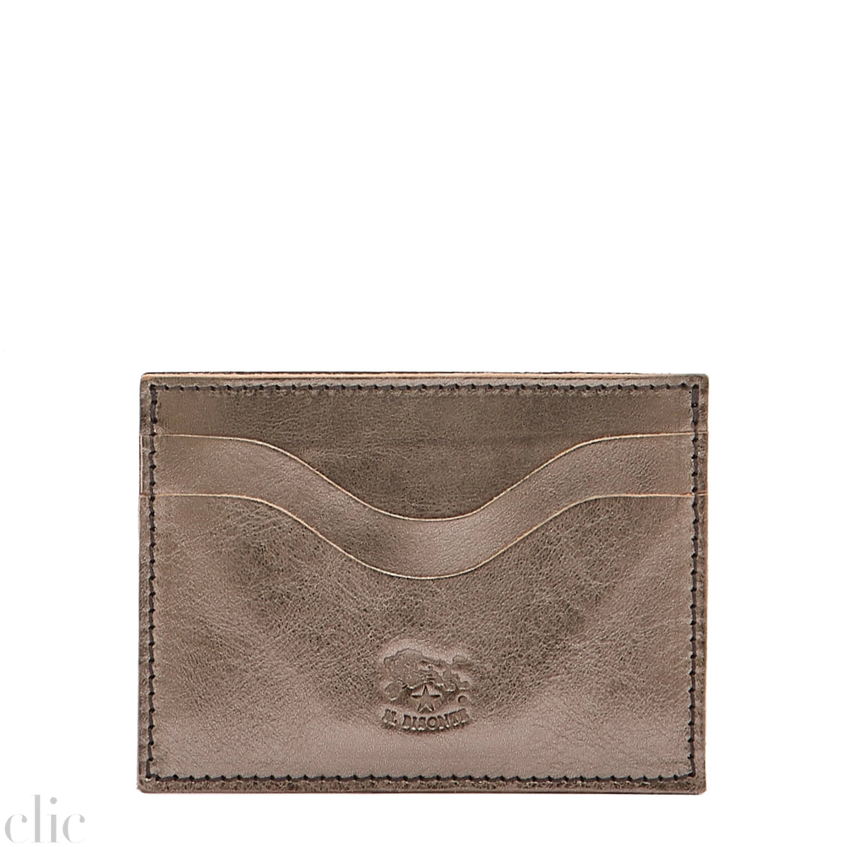 Salina Card Case in Bronze, from IL Bisonte
