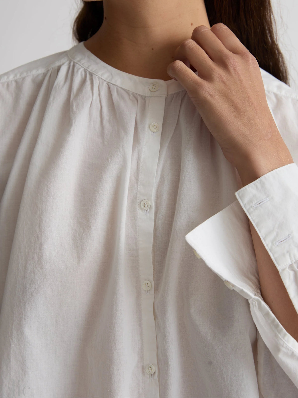 Birkin Blouse in Natural, from Shaina Mote