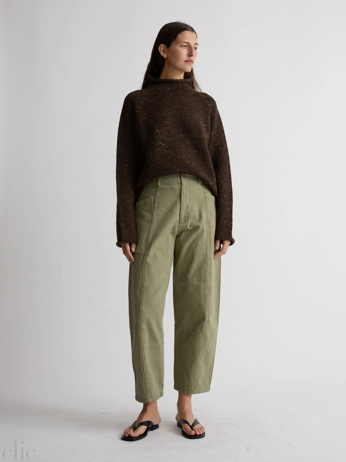 Salina Pant in Moss, from Shaina Mote