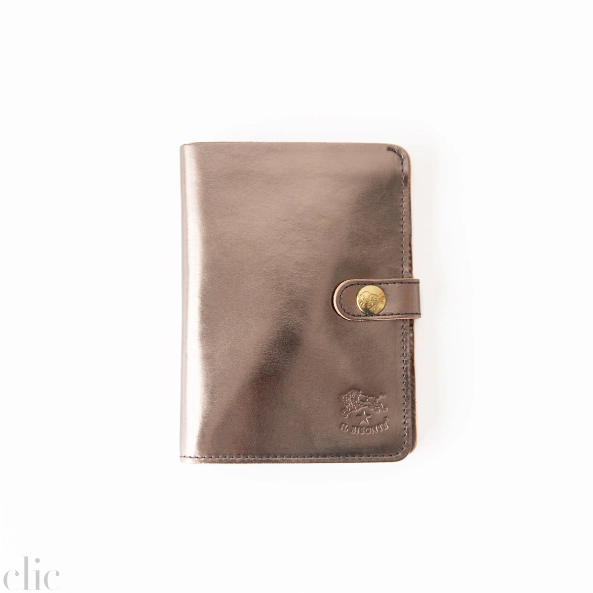 Medium Classic Wallet in Bronze, from Il Bisonte