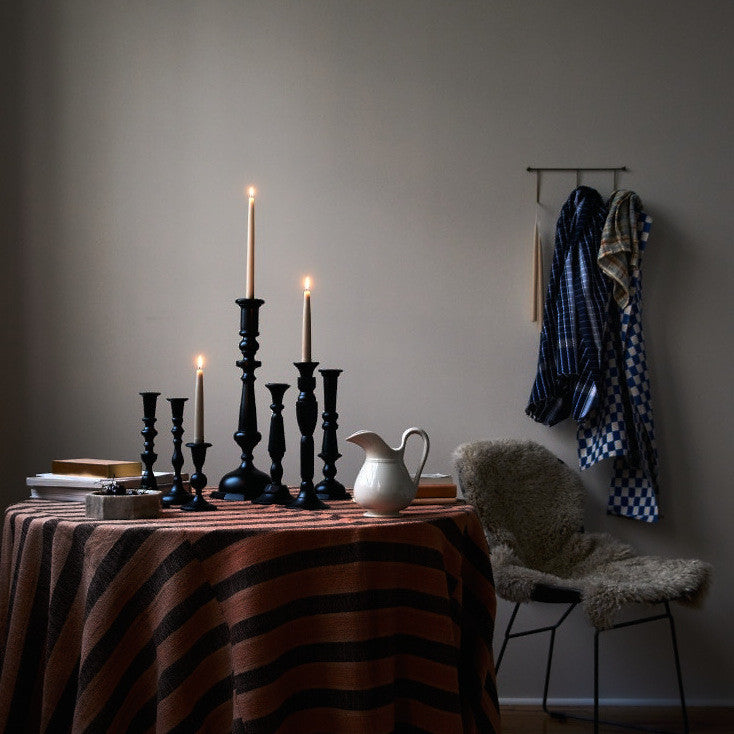 Georgian Candlestick No. 5 in Black, from Sir Madam