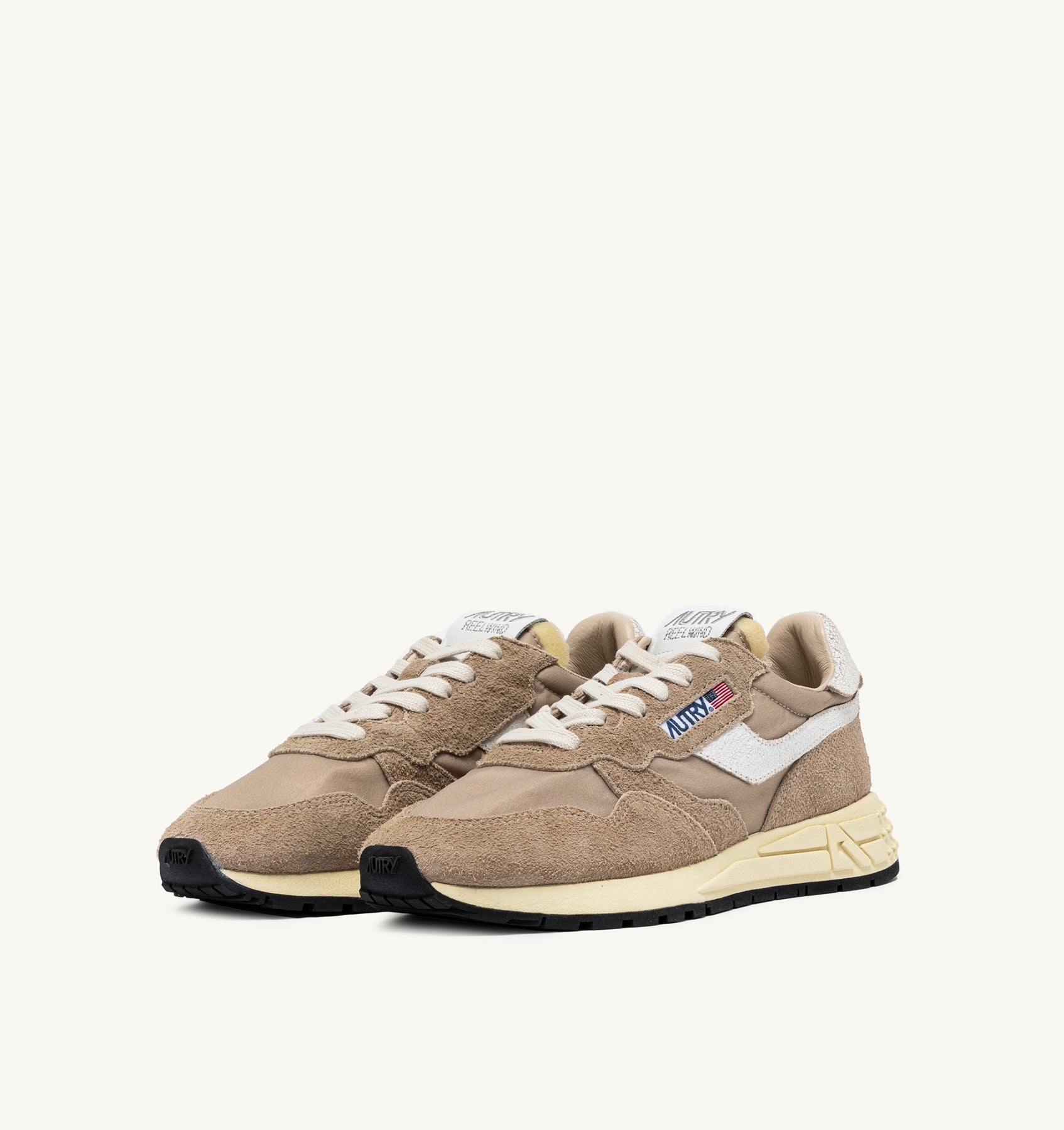 Reelwind Low Sneaker in Pepper and White, from Autry