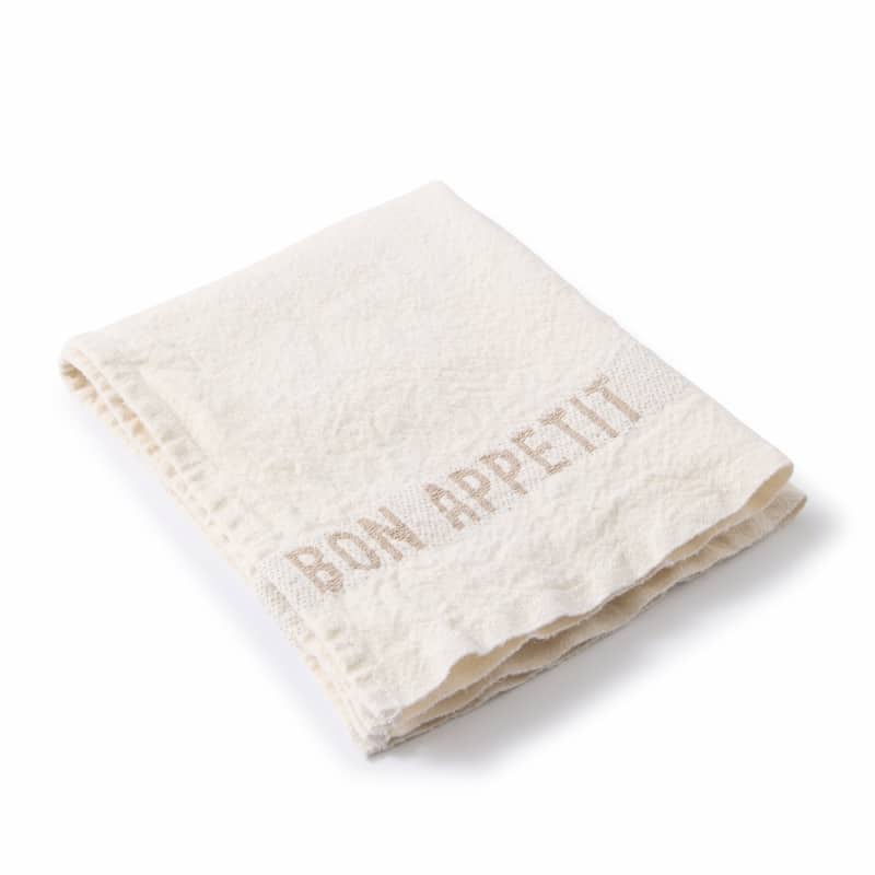 Bon Appetit Napkin / Placemat in White from Charvet Editions