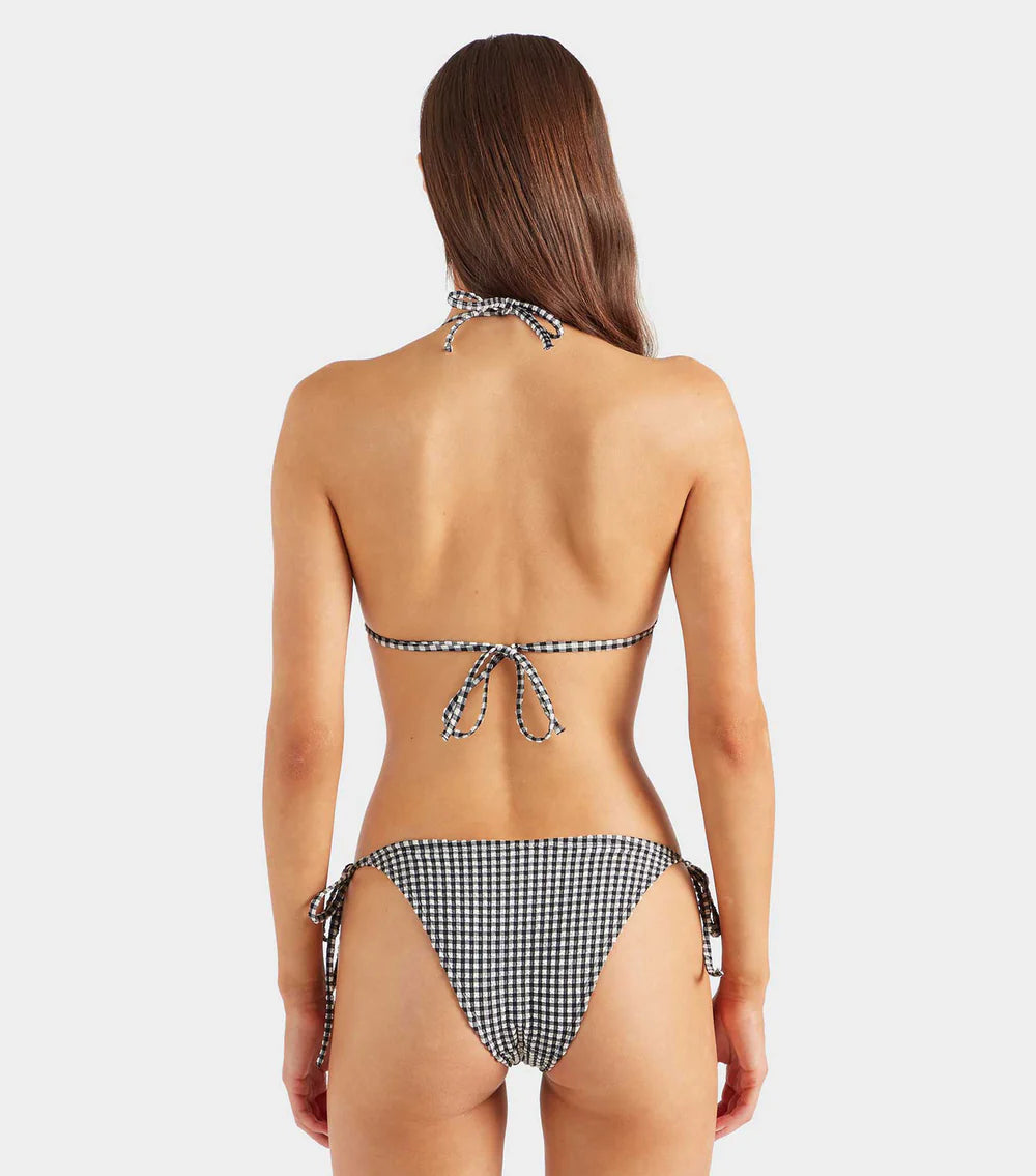 Sabrina Bikini in Black Gingham, from Hunza G