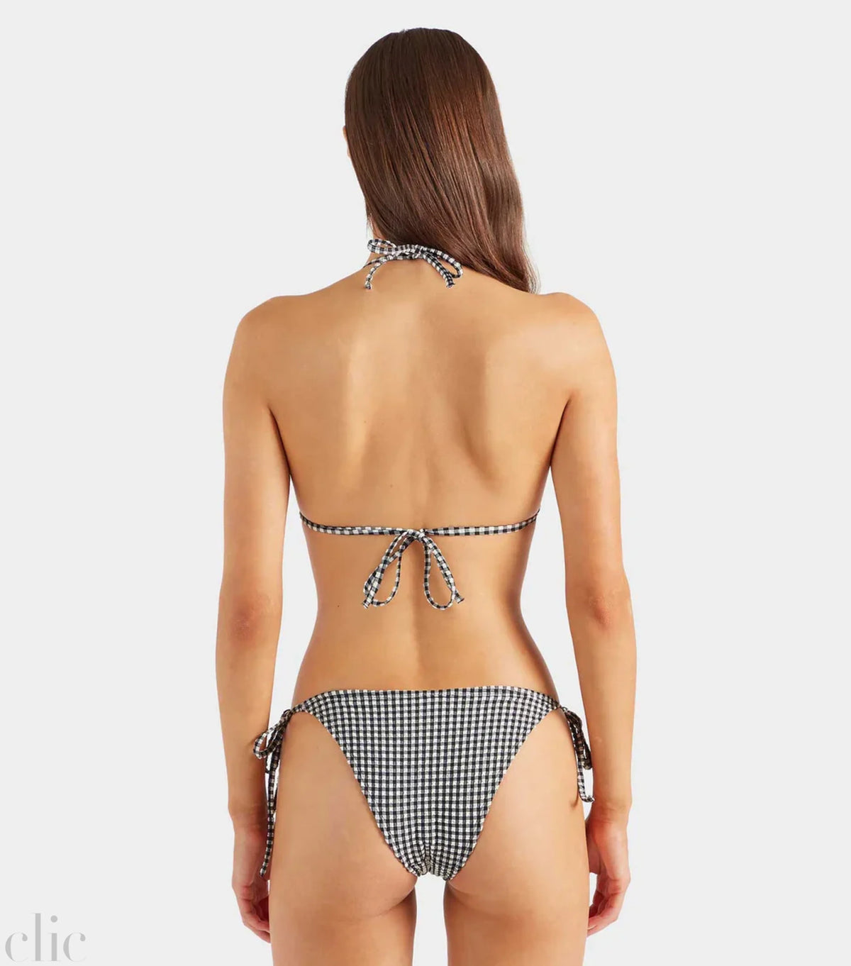 Sabrina Bikini in Black Gingham, from Hunza G