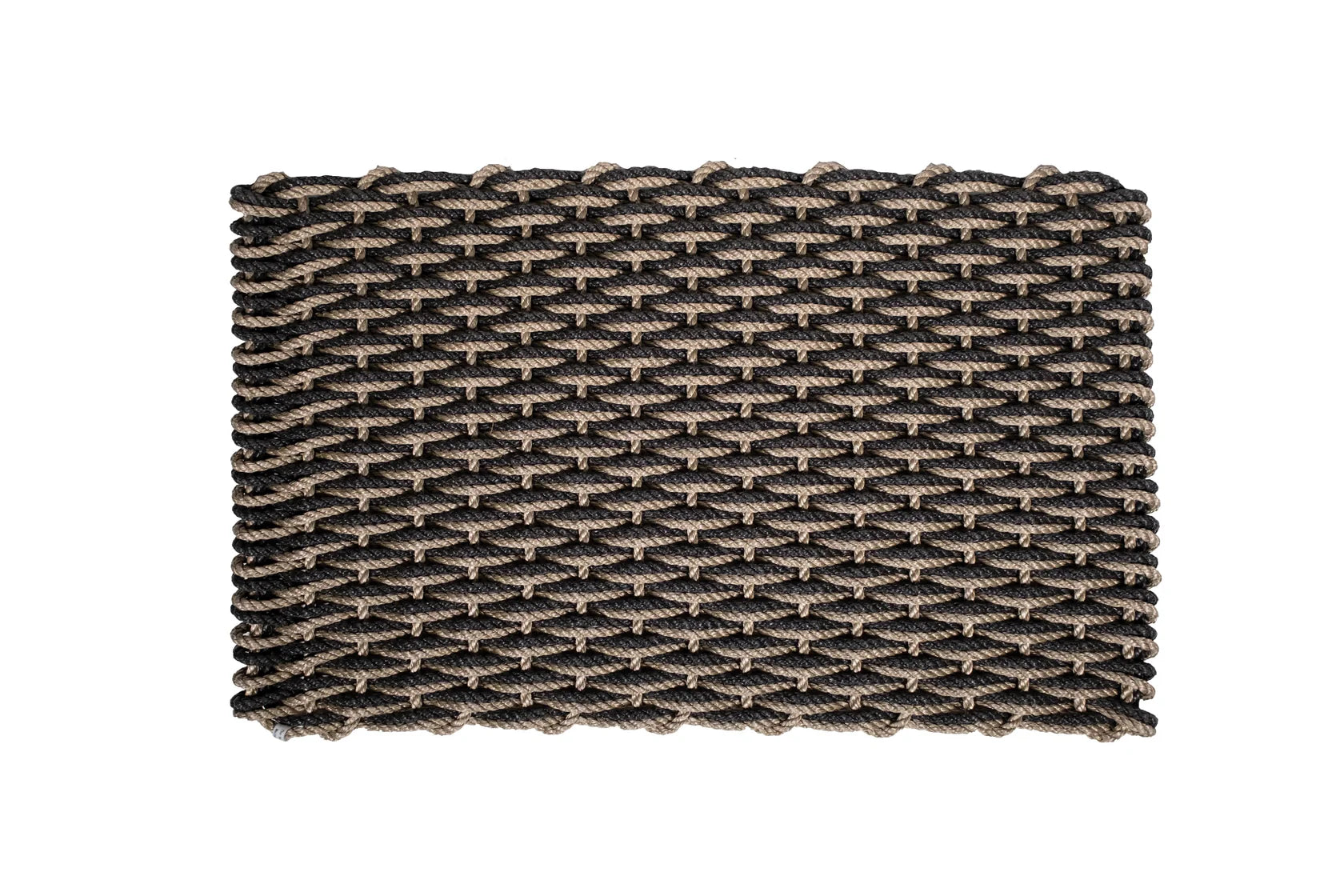 Small Doormat in Sand & Charcoal, from The Rope Co.