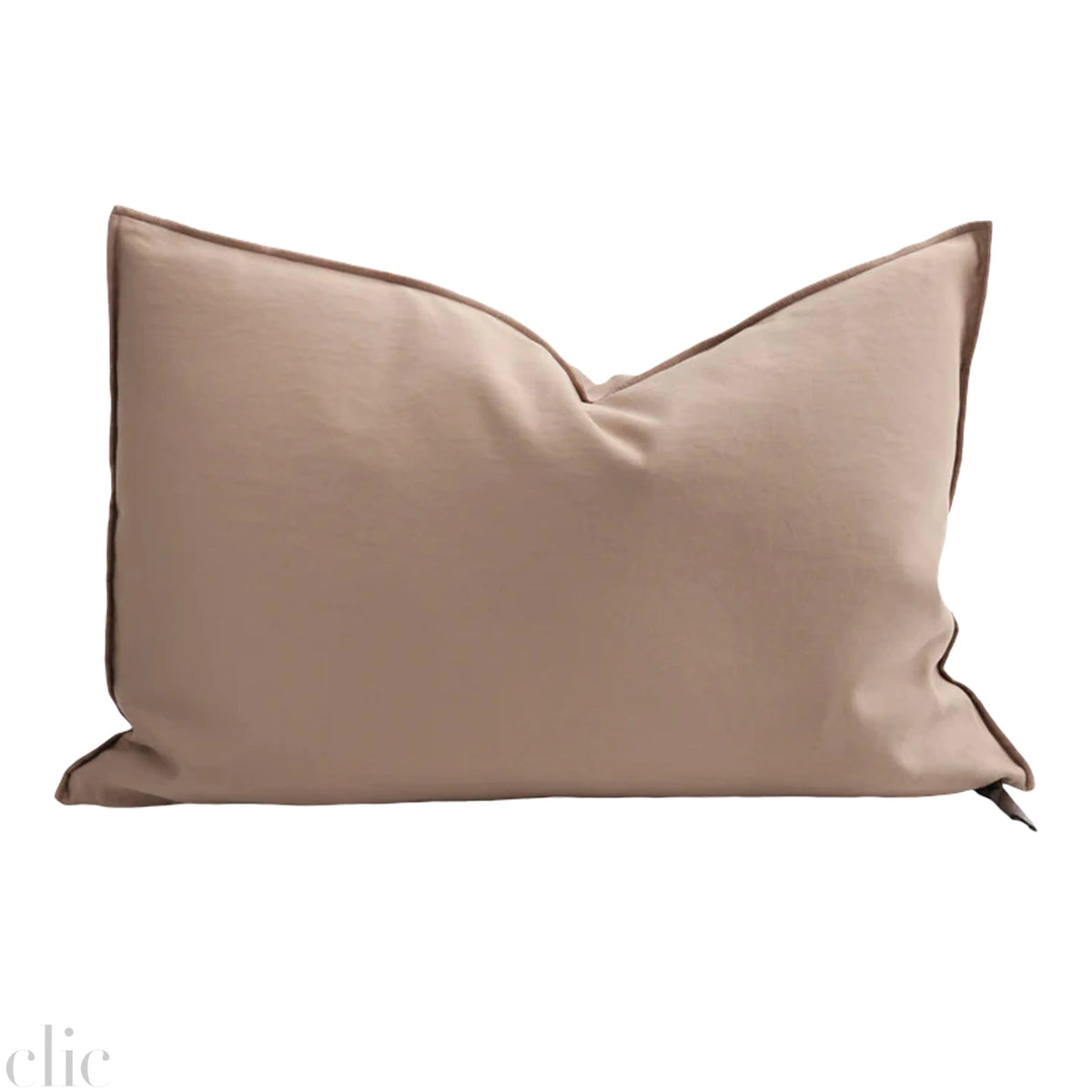 Satin Mini Pillow 16x24 in Nude, from Maison de Vacances