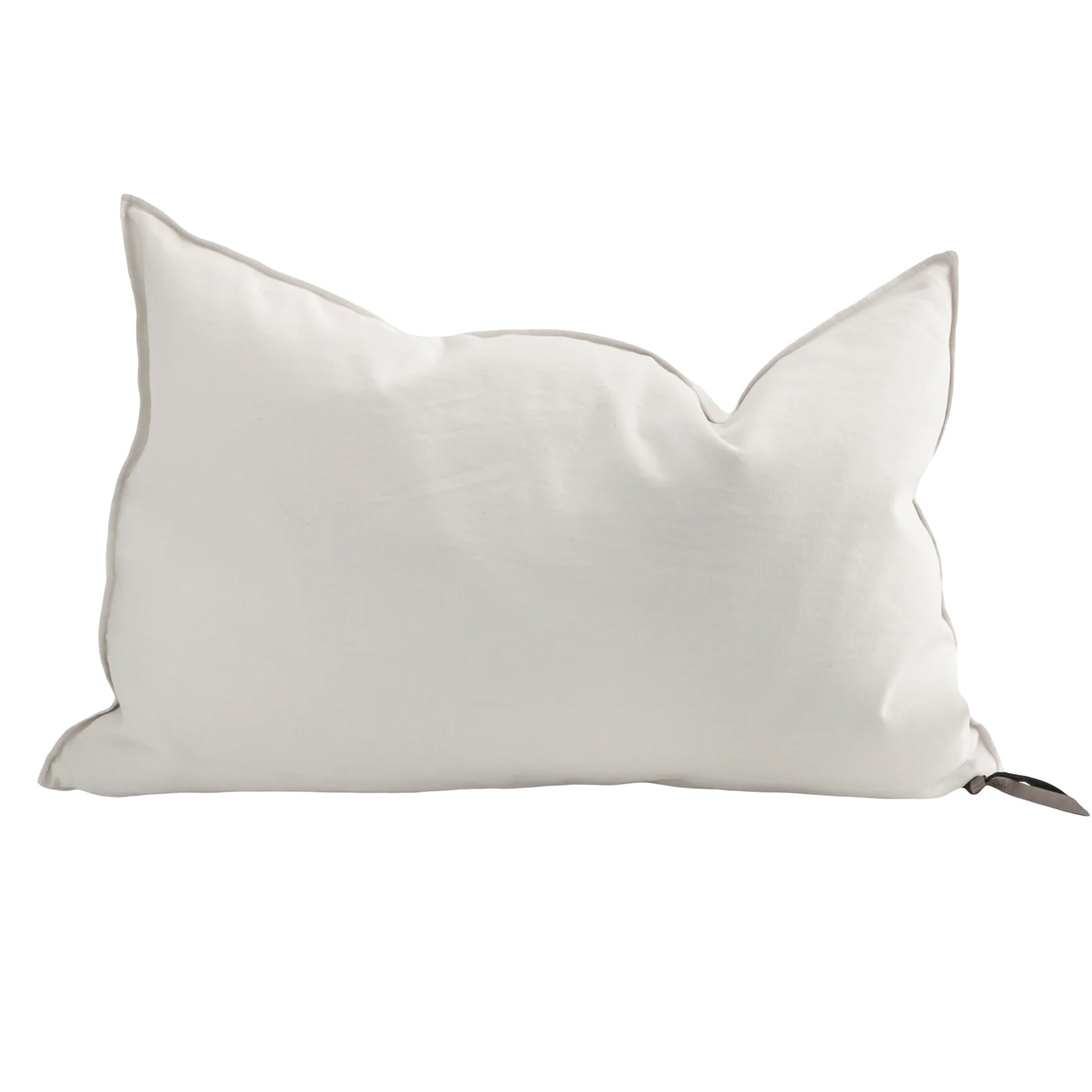 Satin Mini Pillow 16x24 in Off White, from Maison de Vacances