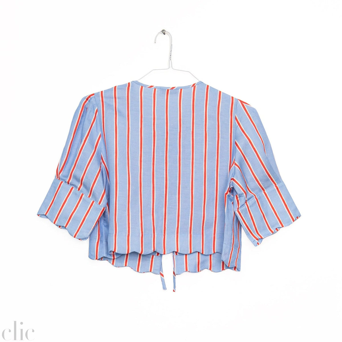 Scalloped Top in Harbor Stripe, from Sister New York