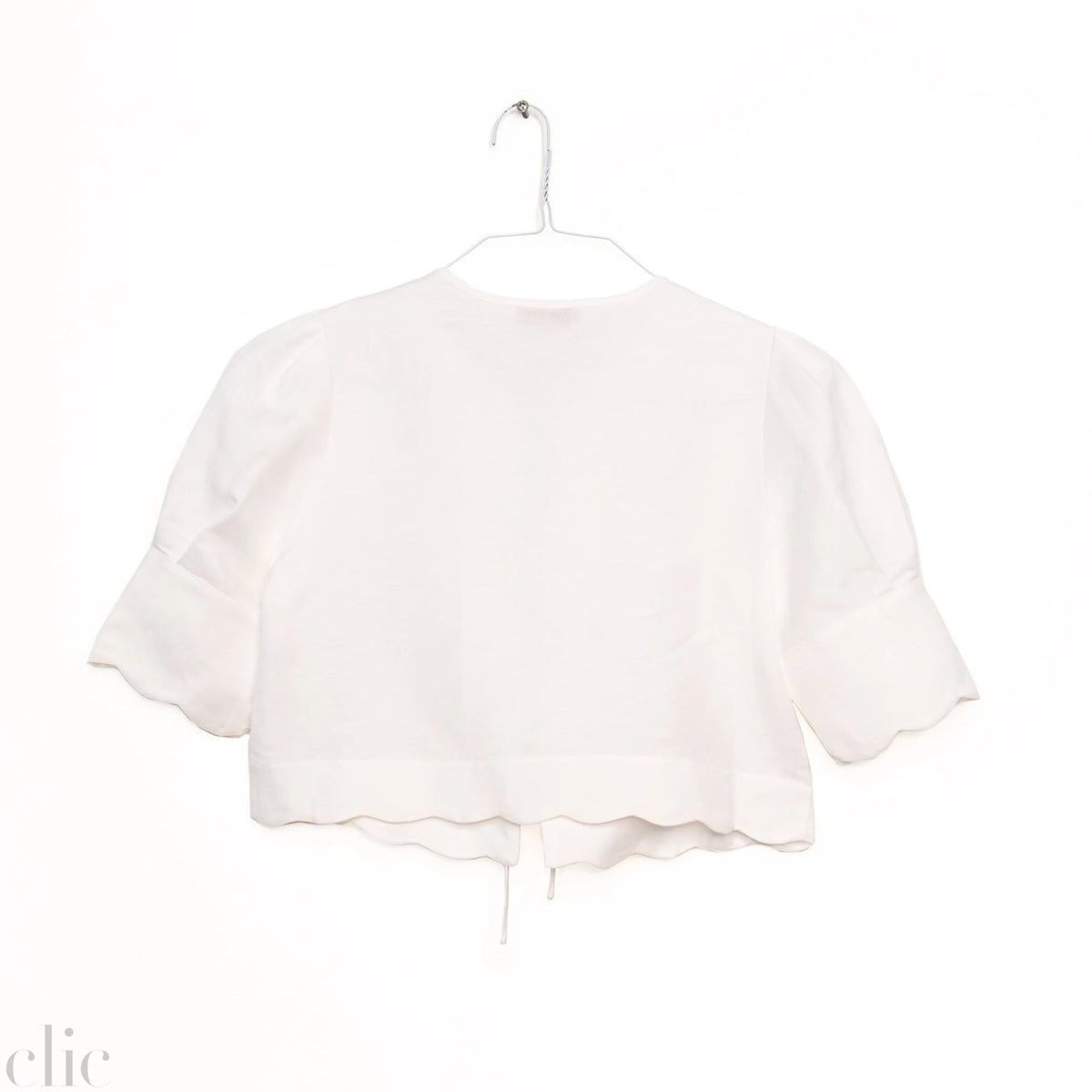 Scalloped Top in White, from Sister New York