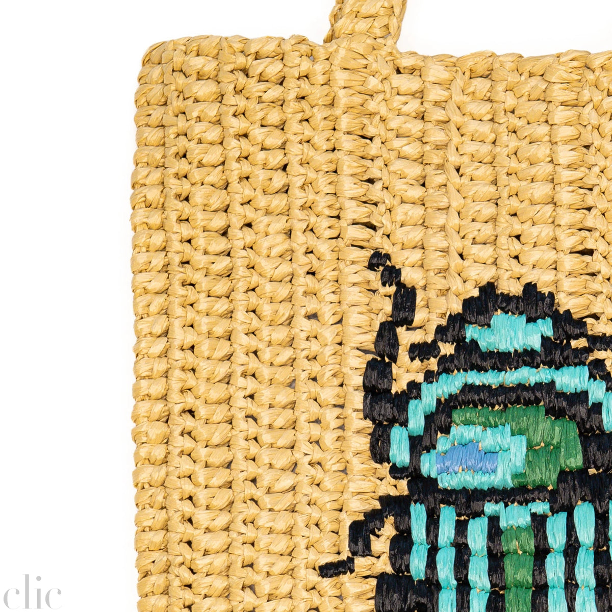 Scarabeo Crochet Bag in Natural, from Maria La Rosa