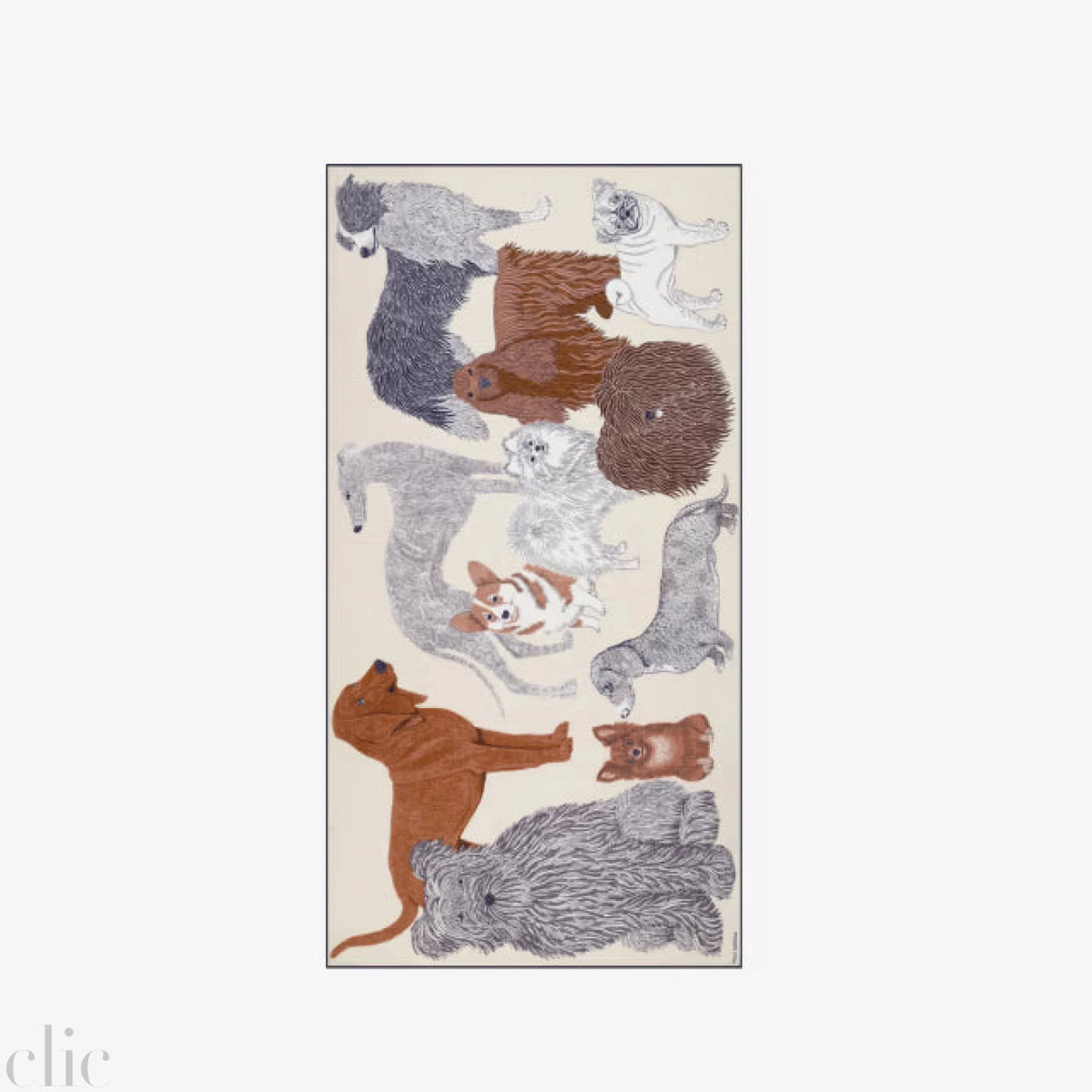 TouTou Scarf in White, from Inoui Editions