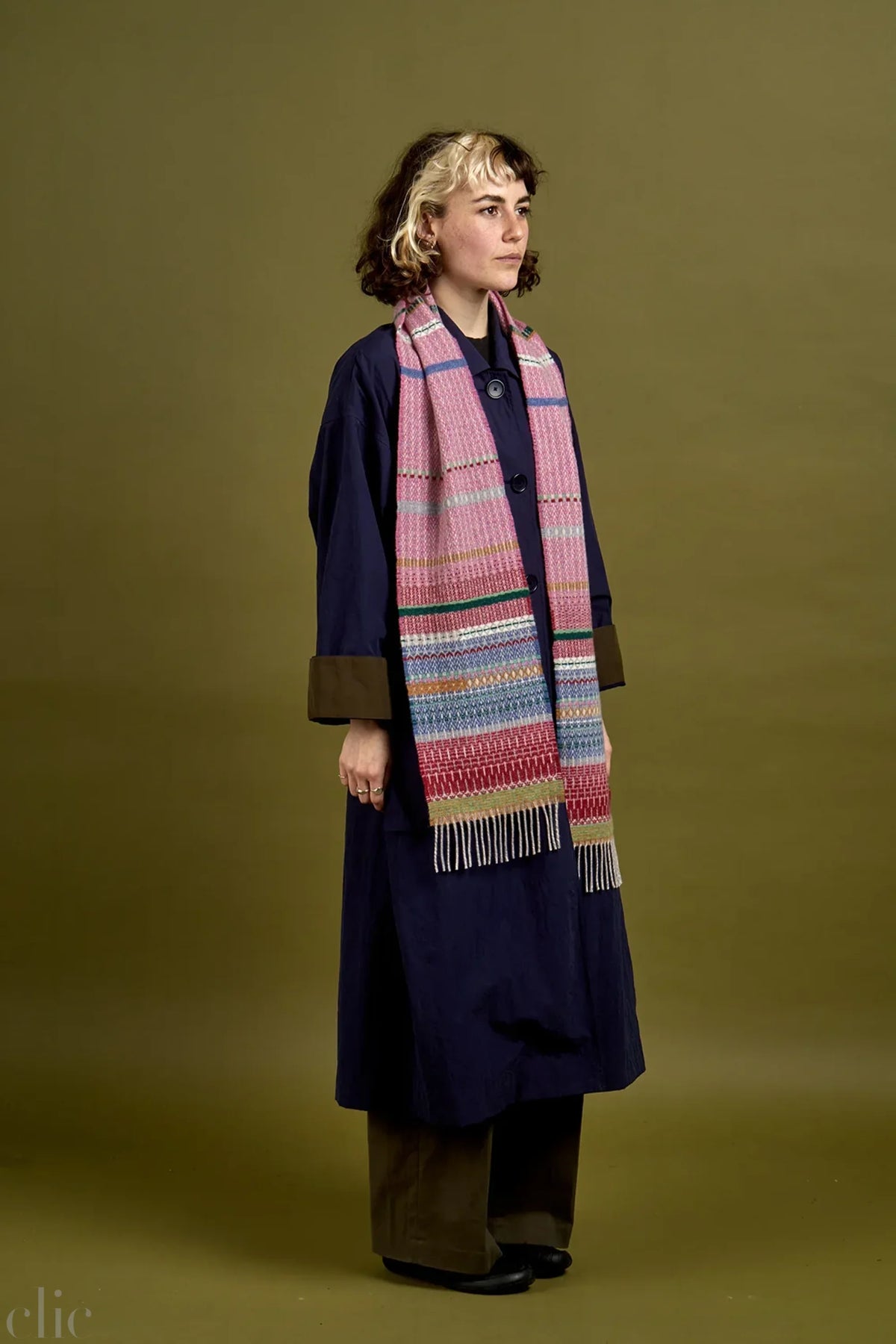 Noah Scarf in Macaron, from Wallace Sewell