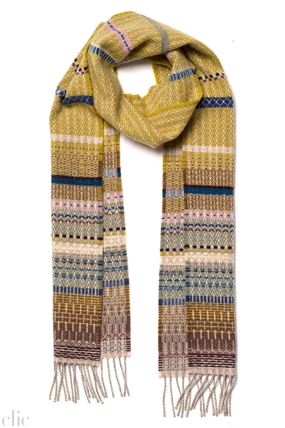 Noah Scarf in Wheat, from Wallace Sewell