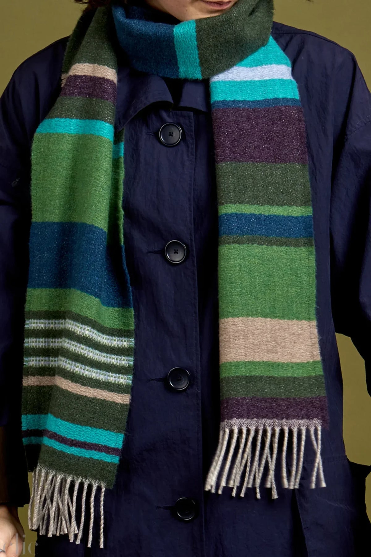 Angus Scarf in Blackthorn, from Wallace Sewell