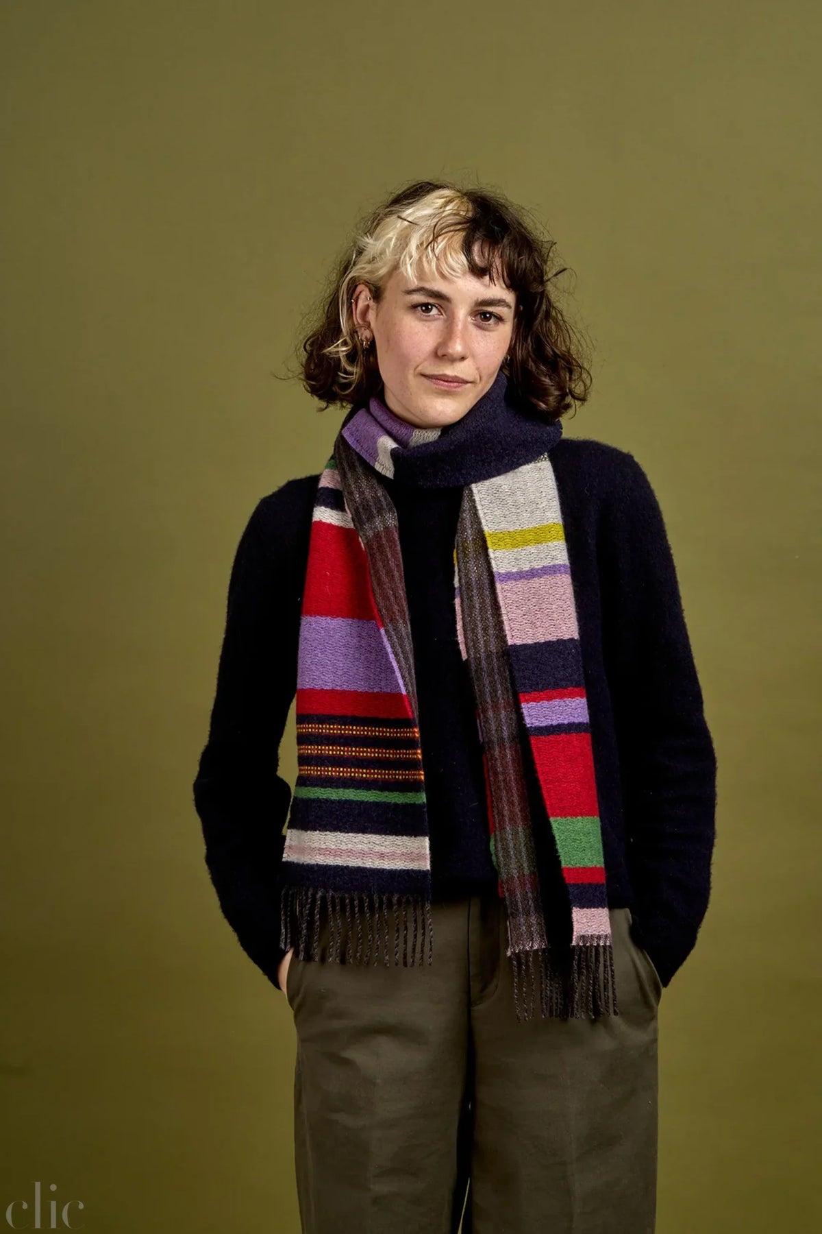 Angus Scarf in Circus, from Wallace Sewell